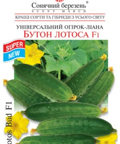 Насіння огірка Бутон Лотоса F1/10нас/Сонячний березень