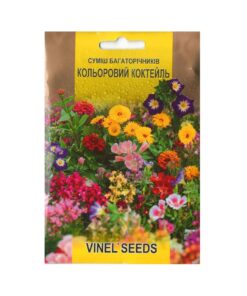 Насіння Кольоровий коктейль, суміш багаторічників, 3г, Vinel