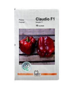 Насіння перцю солодкого Клаудіо F1, 10 насінин, Агропакгруп