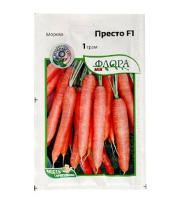 Насіння моркви Престо F1, 1г, Агропакгруп