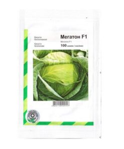Насіння капусти білоголової Мегатон, 100 насінин, Агропакгруп